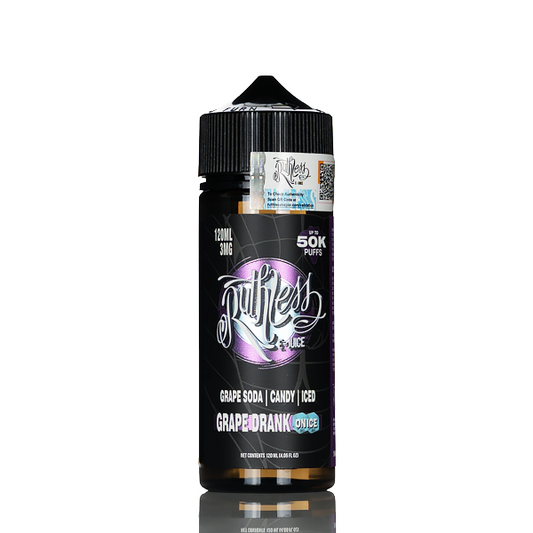Ruthless Original E-Liquid - Grape Drank On Ice - 120mL