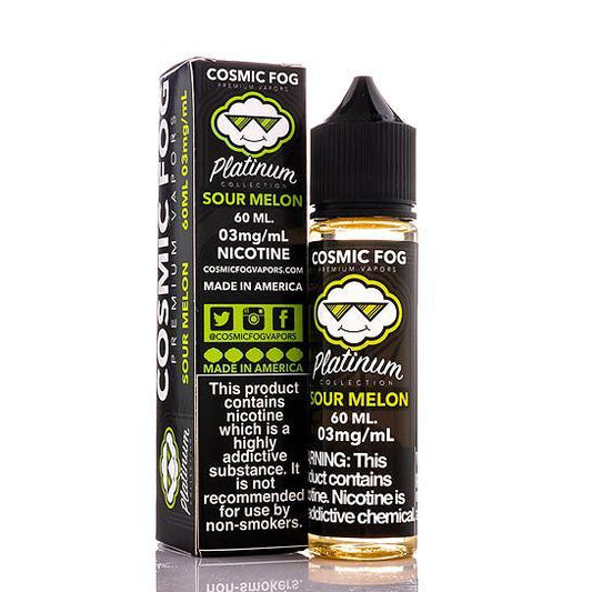 Cosmic Fog Platinum Eliquid 60ML Best Flavor Sour Melon