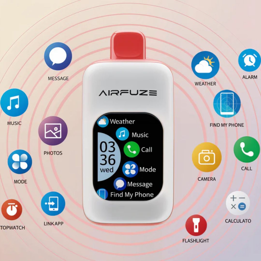 AIRFUZE Smart 30000 Puff Disposable Phone Call Vape 20mL