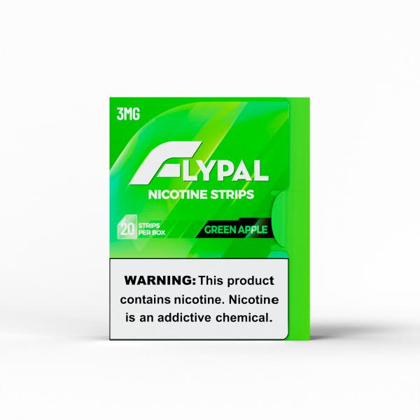 Best Deal Flypal Nicotine Strips (20ct Boxes) 5pc Display - Green Apple