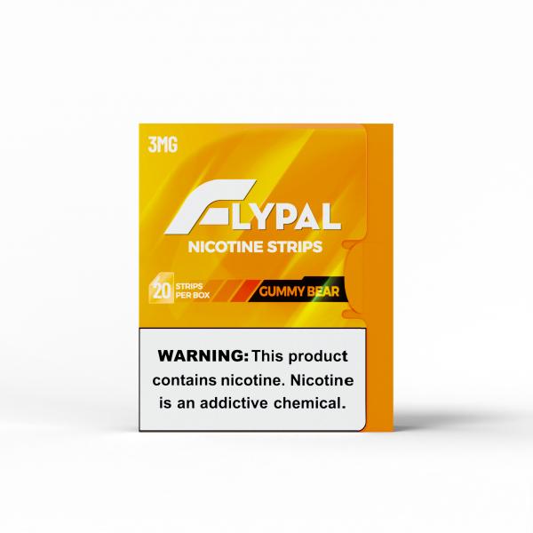 Best Deal Flypal Nicotine Strips (20ct Boxes) 5pc Display - Gummy Bear