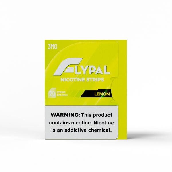 Best Deal Flypal Nicotine Strips (20ct Boxes) 5pc Display - Lemon