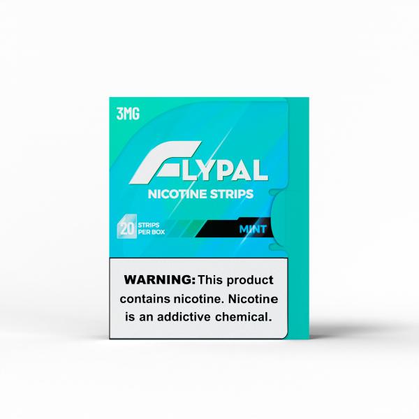 Best Deal Flypal Nicotine Strips (20ct Boxes) 5pc Display - Mint