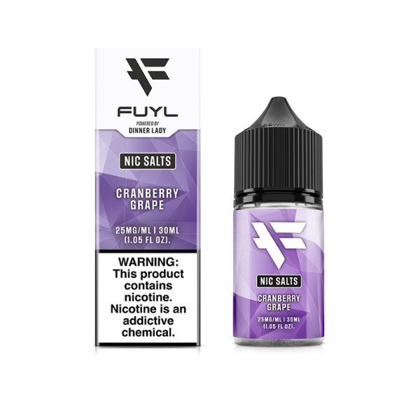 Best Deal Fuyl Salt E-Liquid Vape Juice 30mL -  Cranberry Grape