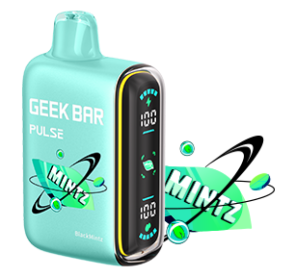 Best Deal Geek Bar Pulse Mintz Edition 15,000 Puffs - Black Mintz