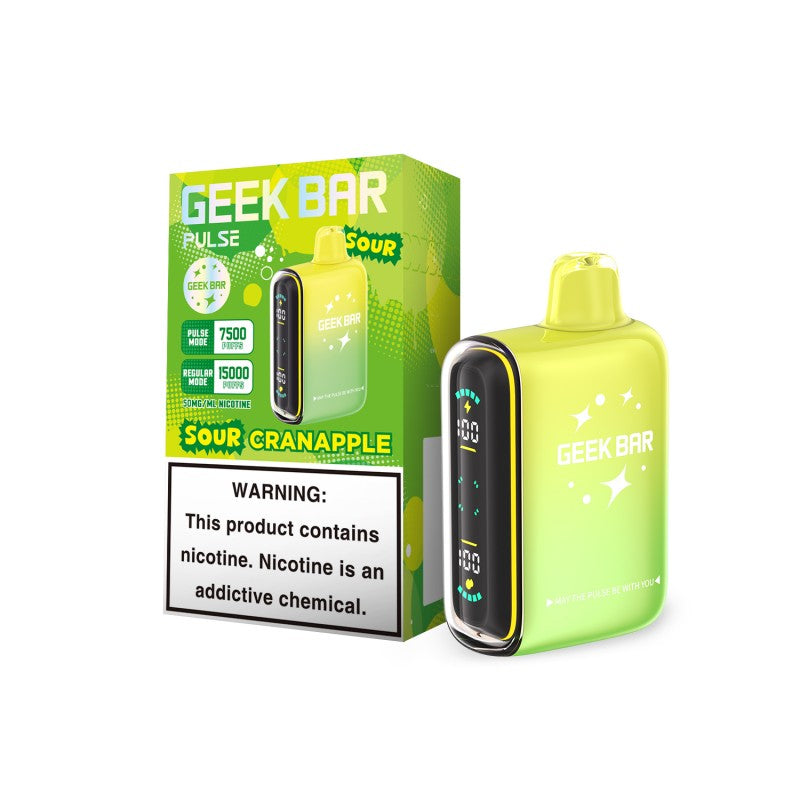 Geek Bar Pulse 15000 Puffs Sour Edition Disposable 16 mL