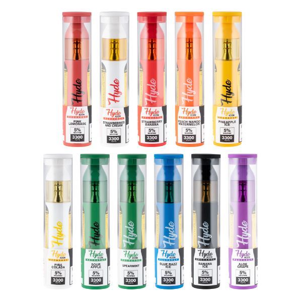 Hyde Icon Recharge Disposable Vape 10mL 10-Pack Best Flavors