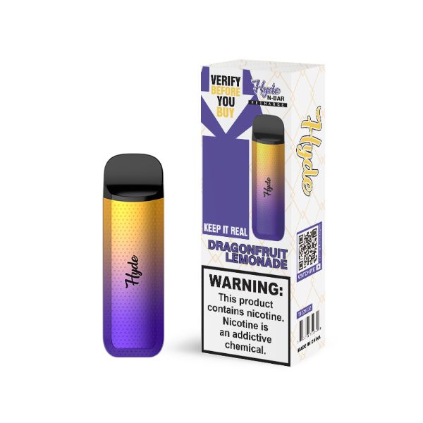 Hyde N-Bar Recharge Single Disposable Vape 13mL Best Flavor Dragonfruit Lemonade