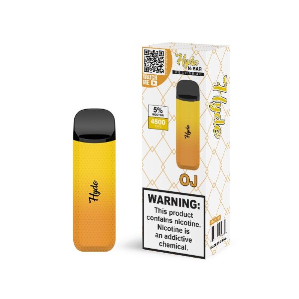 Hyde N-Bar Recharge Single Disposable Vape 13mL Best Flavor OJ