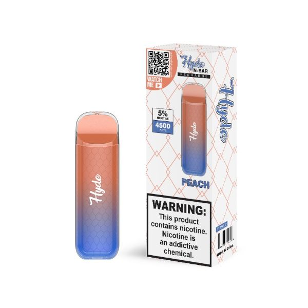 Hyde N-Bar Recharge Single Disposable Vape 13mL Best Flavor Peach