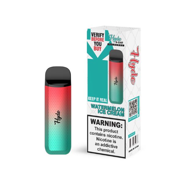 Hyde N-Bar Recharge Single Disposable Vape 13mLe Best Flavor Watermelon Ice Cream