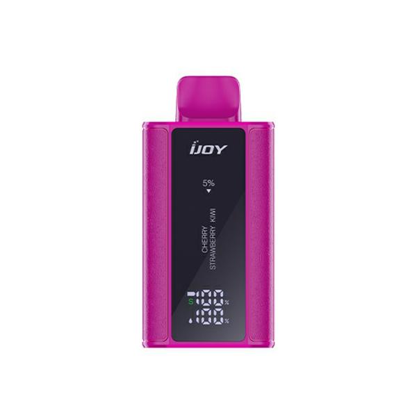 Best Deal IJoy Bar Captain 10000 Disposable Vape 18mL Cherry Strawberry  Kiwi