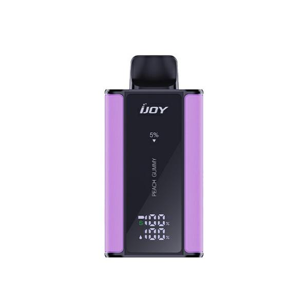 Best Deal IJoy Bar Captain 10000 Disposable Vape 18mL Peach Gummy