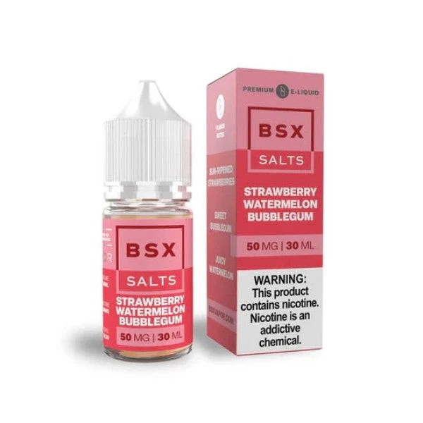 Best Deal Basix Salts by Glas Vape Juice  30ML Strawberry Watermelon Bubblegum