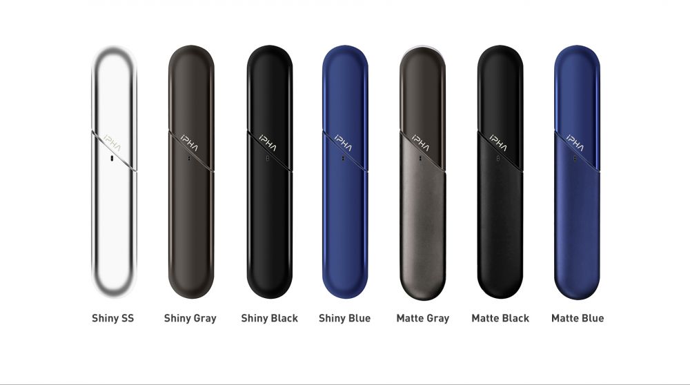 IPHA Swis Kit Best Colors Shiny SS Shiny Gray Shiny Black Shiny Blue Matte Gray Matte Black Matte Blue