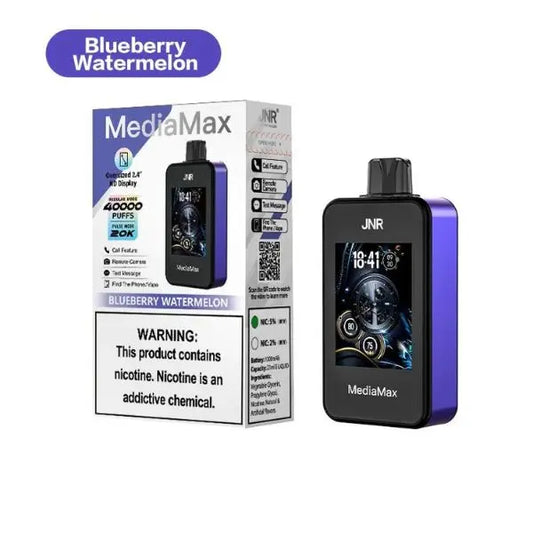 Bes Deal JNR Media Max 40,000 Puffs Disposable Vape 21mL - Blueberry Watermelon