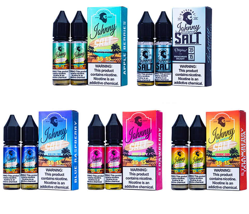 Johnny AppleVapes Salt 30ML Vape Juice Best Flavors