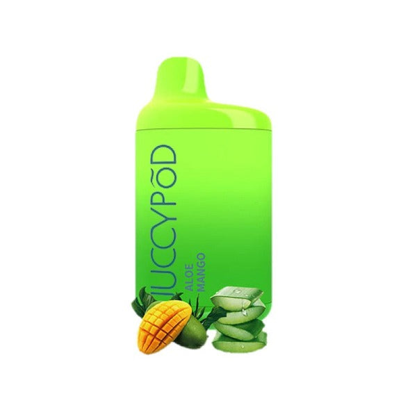 Best Deal JuccyPod M5 5000 Puffs Disposable Vape 13mL 5 Pack Aloe Mango