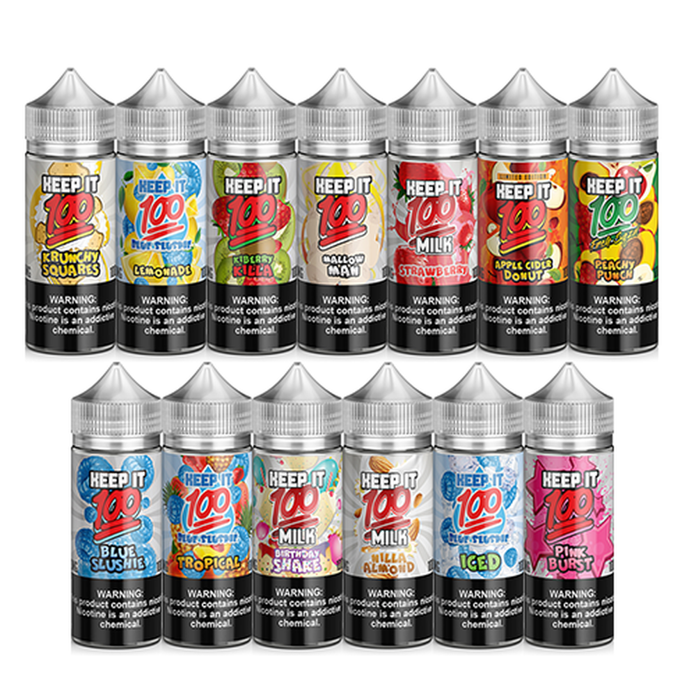 Keep It 100 Flavors 100ML Vape Juice Best Flavors