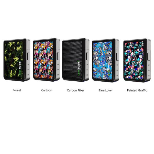 Leaf Buddi TH820 Box Mod Best Color Forest Cartoon Carbon Fiber Blue Lover Painted Graffic