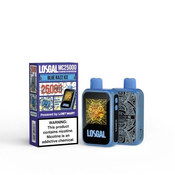 Best Deal Losgal MC25000 Disposable Vape 16mL Blue Razz Ice