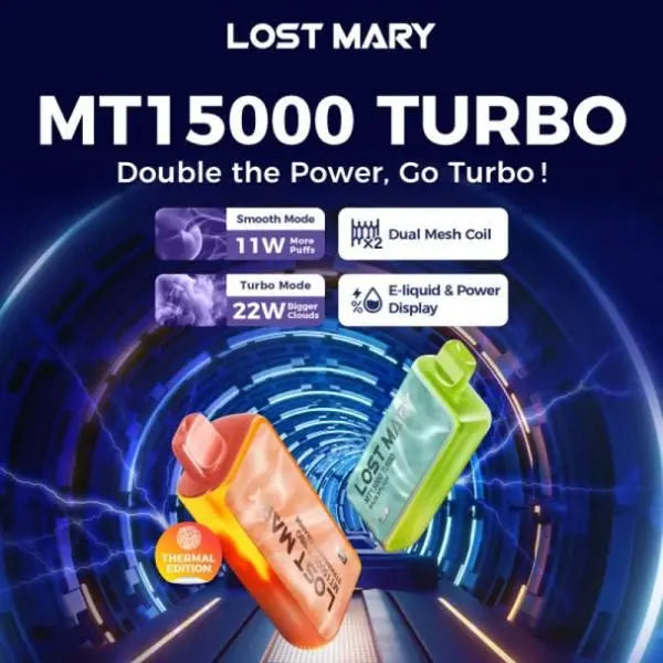 Lost Mary MT15000 Turbo 15000 Puffs Rechargeable Disposable 20mL