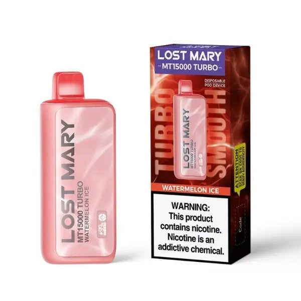 Best Deal Lost Mary MT15000 Turbo 15000 Puffs Rechargeable Disposable 20mL Watermelon Ice