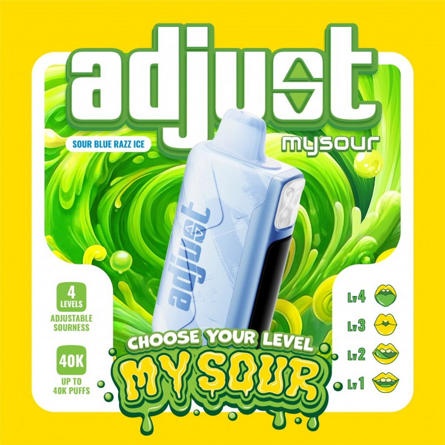 Adjust MySour 40,000 Puffs Disposable