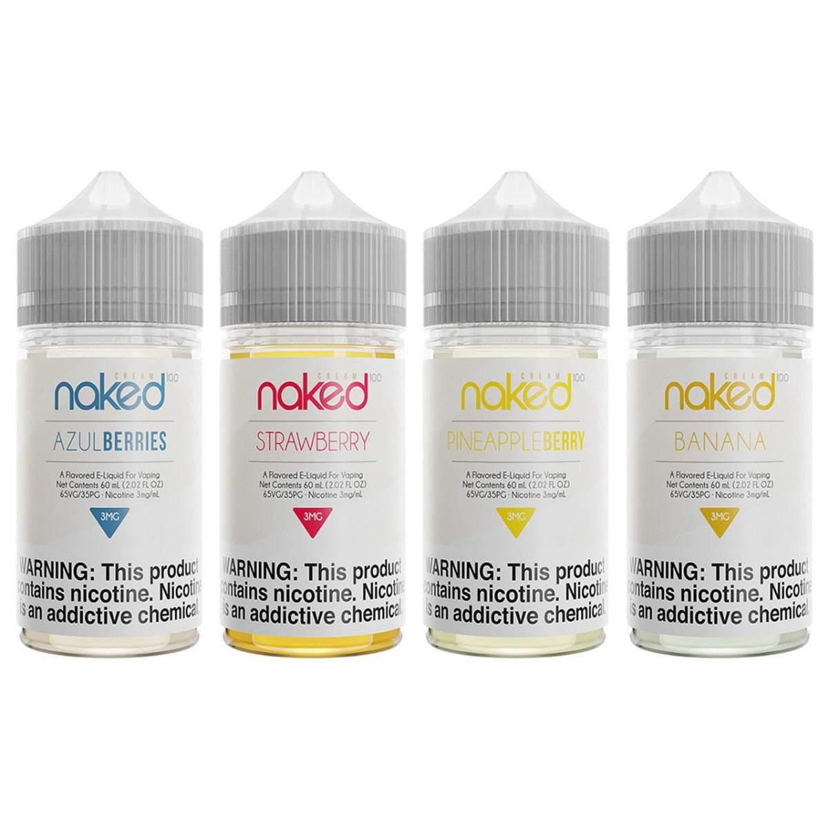 Best deal Naked 100 60mL Vape Juice Best Flavors Azul Berries Strawberry Pineapple Berry Banana