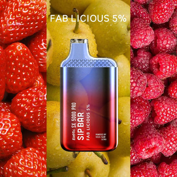 Exotic Sip Bar SX 5000 Puffs Disposable Vape Best flavors - Fab Licious