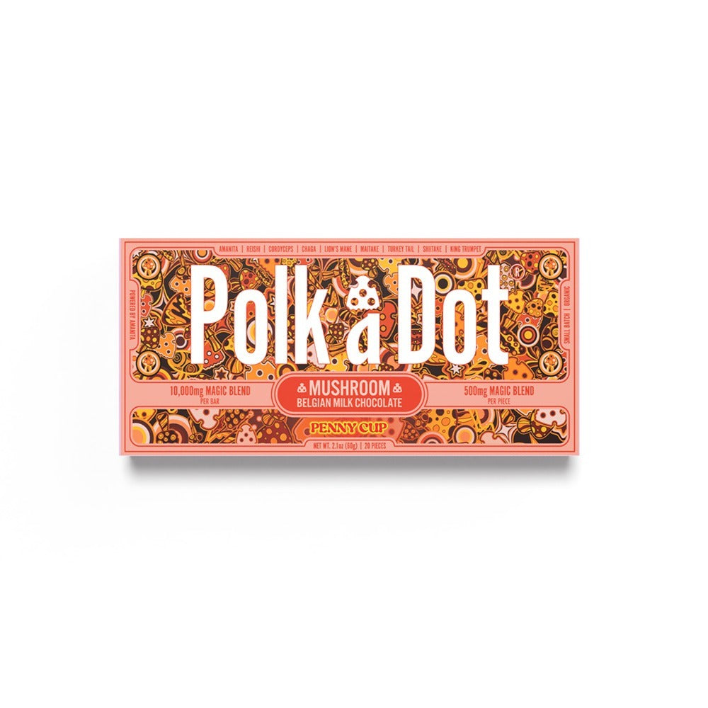 Best Deal Polk a Dot Amanita Chocolate Bar-Penny Cup