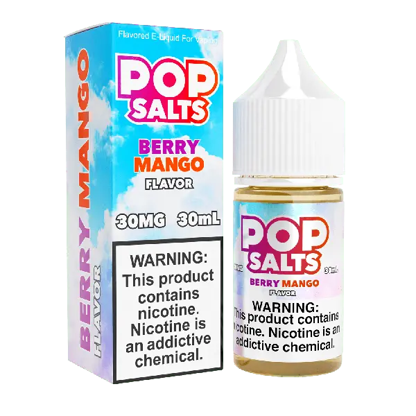 Best Deal Pop Salts E-Liquid 30mL Salt Nic Berry Mango