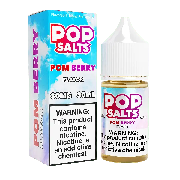 Best Deal Pop Salts E-Liquid 30mL Salt Nic Pom Berry