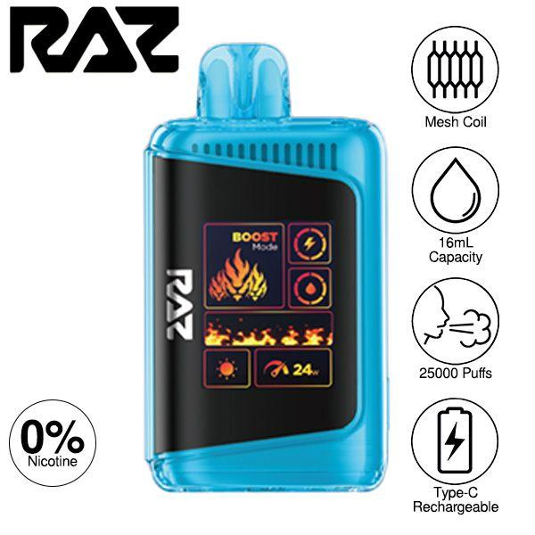 Best Deal Raz LTX Zero 25000 Disposable Vape 16mL - Blueberry Watermelon