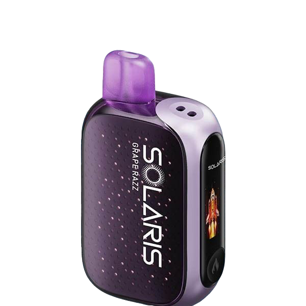 Best Deal Solaris 25K Puffs Rechargeable Vape 18mL Grape Razz