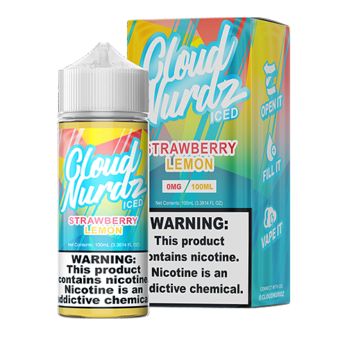 Cloud Nurdz E-Liquid - Strawberry Lemon - 100ml