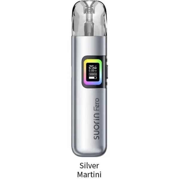 Best Deal Suorin Fero 25W Pod System Kit Silver Martini