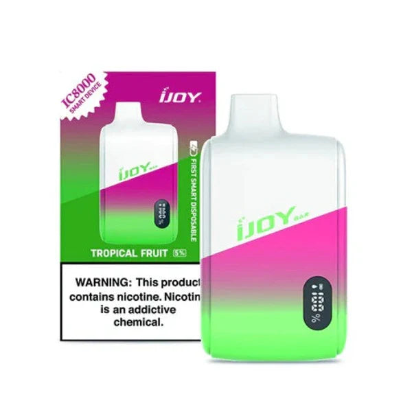 iJoy Bar IC8000 8000 Puffs Rechargeable Disposable Vape 18mL Tropical Fruit