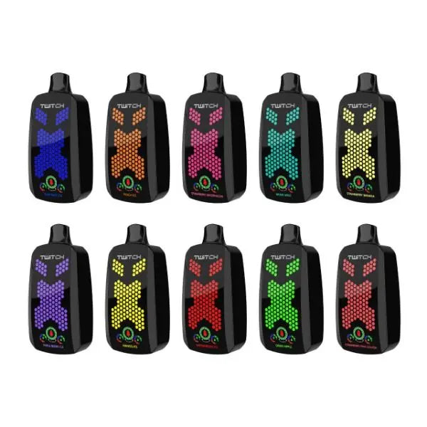 Twitch VPR12000 Disposable Vape 18mL Best Flavors