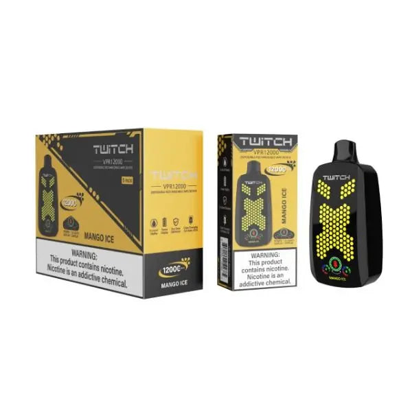 Best Deal Twitch VPR12000 Disposable Vape 18mL Mango Ice