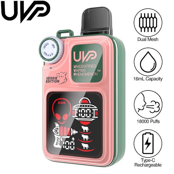 UVP Bessie Edition 18K Puff Rechargeable Vape 16mL