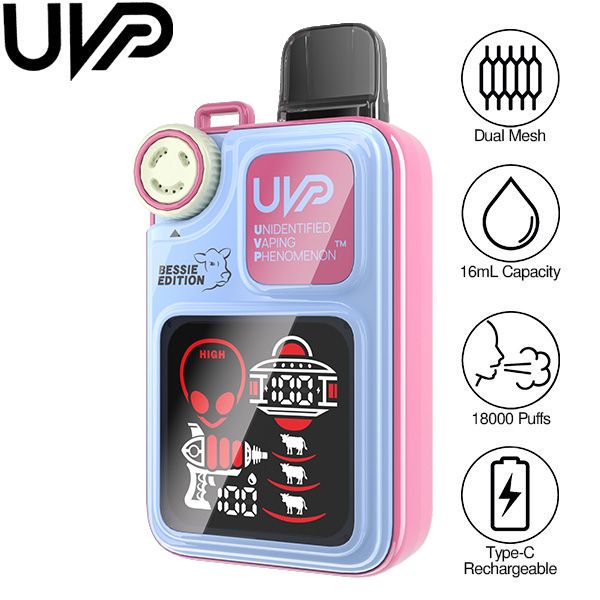 UVP Bessie Edition 18K Puff Rechargeable Vape 16mL