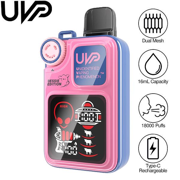 UVP Bessie Edition 18K Puff Rechargeable Vape 16mL