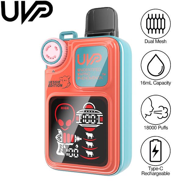 UVP Bessie Edition 18000 Vape - Blue Razz Ice