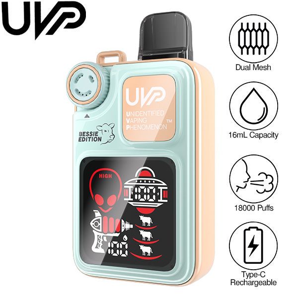 UVP Bessie Edition 18000 Vape - Peach Ice