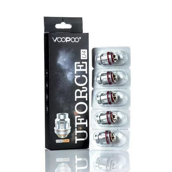 VooPoo Replacement Coil VooPoo UFORCE U2 Replacement Coil Pack - Pack of 5 - 0.4 ohm VooPoo UFORCE Replacement Coil Pack